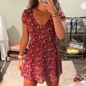 Mini red forever 21 dress